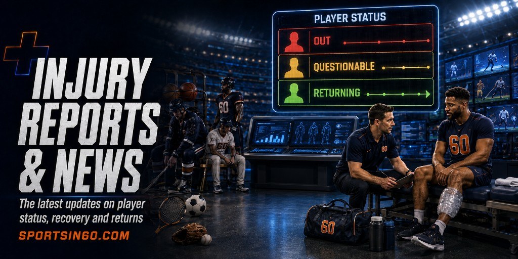 Injury reports and news: the latest updates on player status, recovery and returns